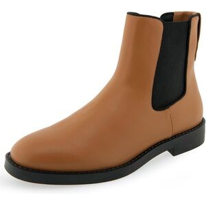 Areosoles Tan Chelsea Boots
